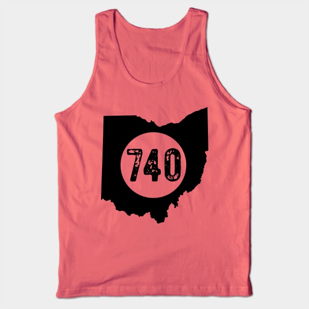 740 area code Ohio Columbus Tank Top by OHYes